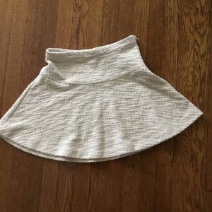 Crewcuts Winter White Cream Boucle Knit Skater Skirt Size 10